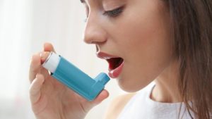 suffering from asthma